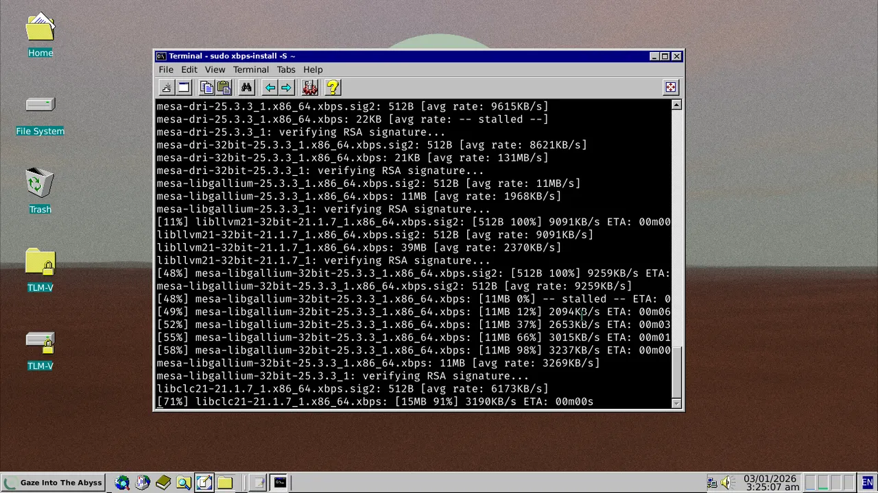 XBPS package manager